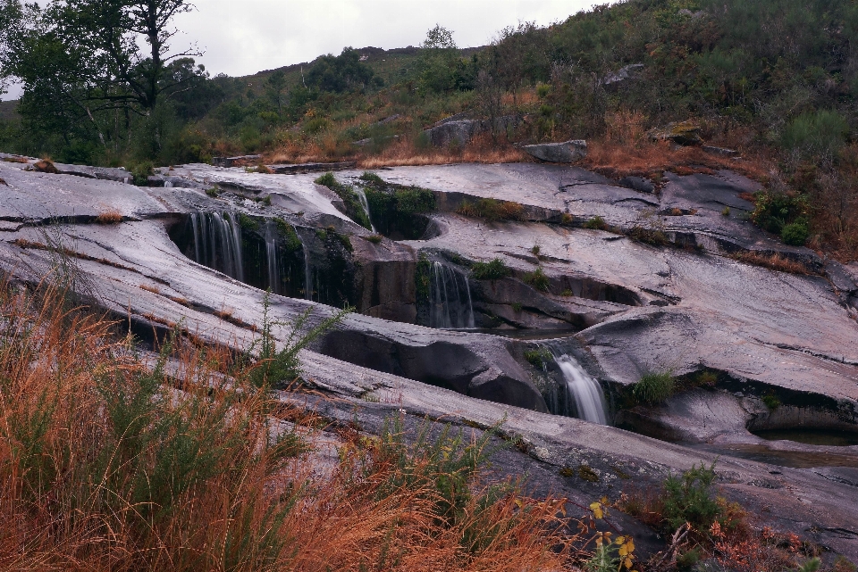 Paisaje cascada desierto
 río