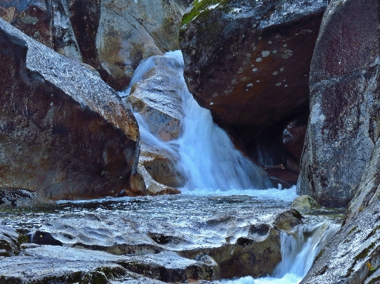 Water nature rock waterfall Photo