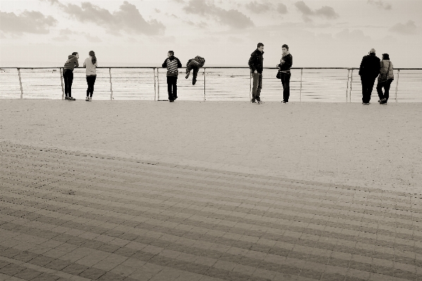 Beach sea sand snow Photo