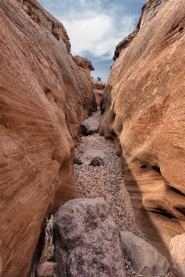 Rock valley formation cliff Photo