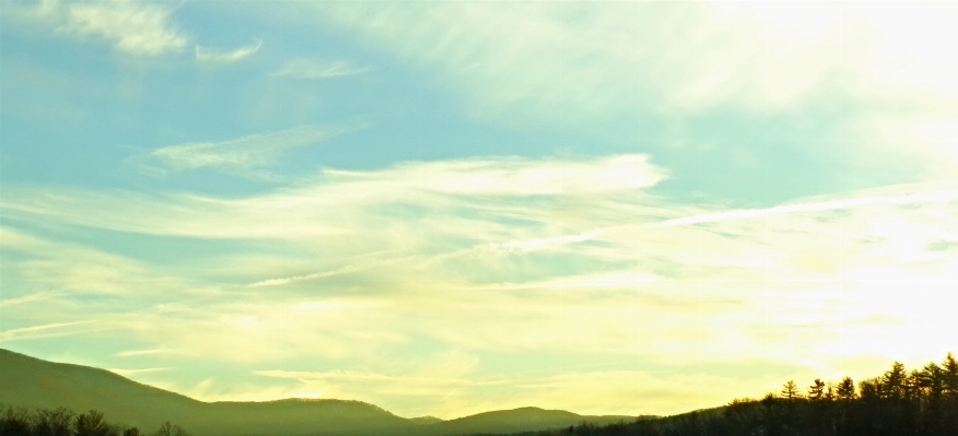 Horizon mountain cloud sky Photo