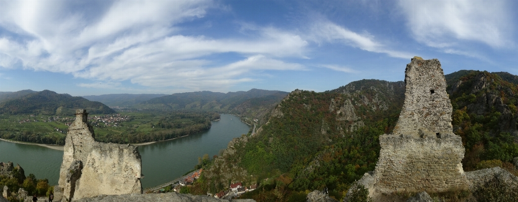 Landscape rock mountain river Photo