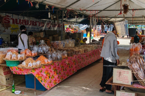 Street city food vendor Photo