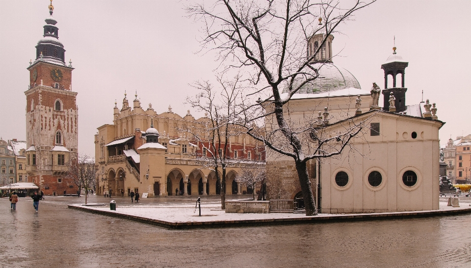 Snow winter architecture town