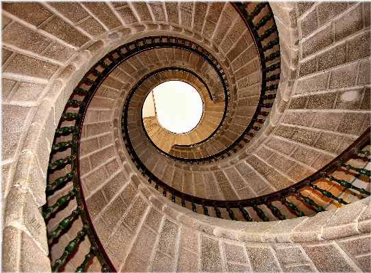 Architecture structure wood spiral Photo