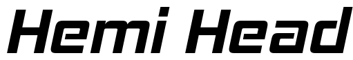 Hemi Head Font