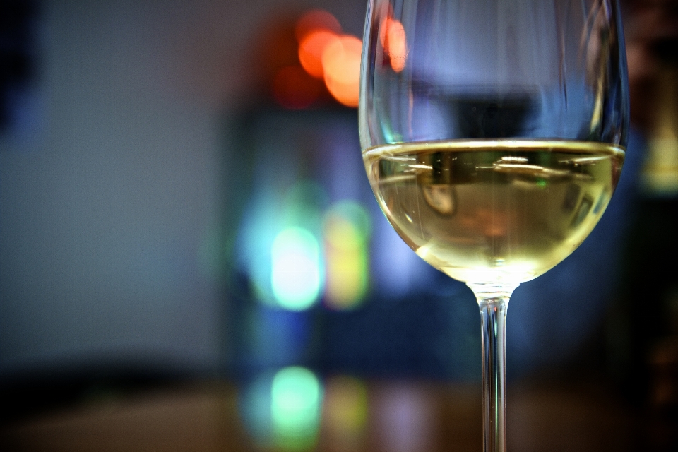 Licht bokeh
 wein glas