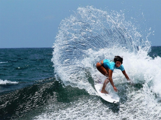 Sea water ocean girl Photo