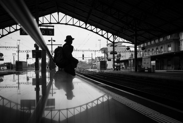 Schwarz und weiß
 straße weiss fotografie Foto