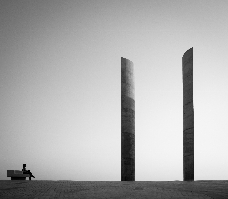 Foto Leggero bianco e nero
 architettura struttura