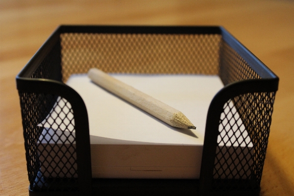 Desk table pencil wood Photo