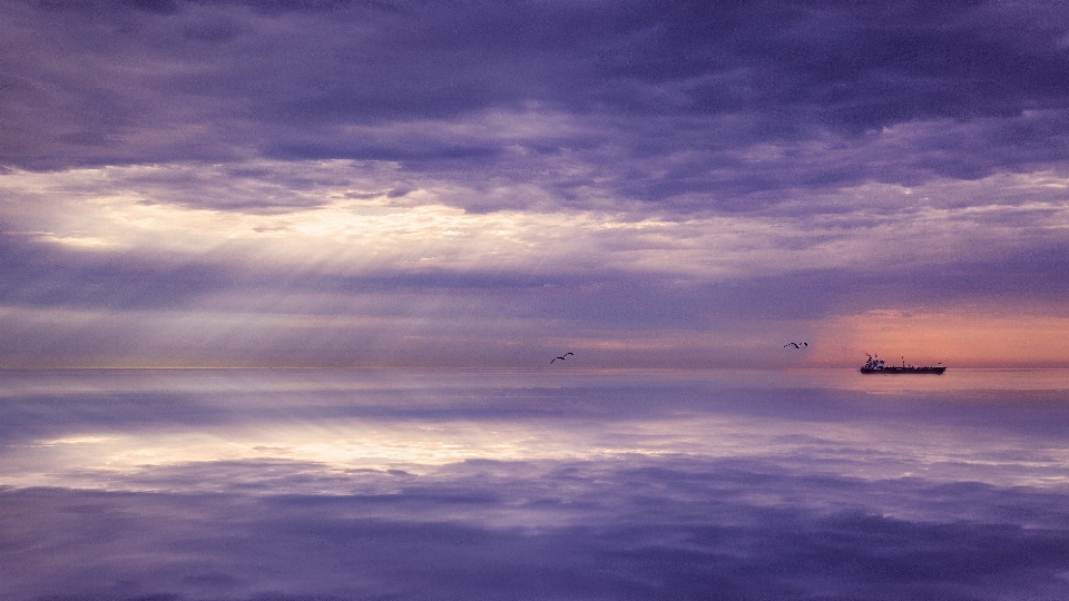 Sea water ocean horizon