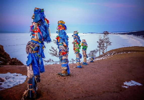 風景 砂 青 画像 写真