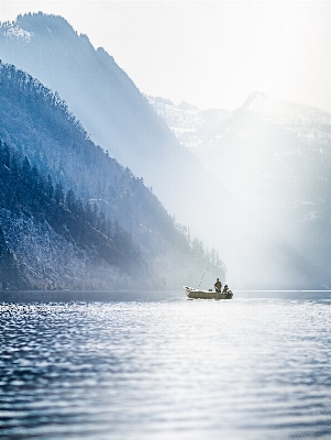 Sea water mountain snow Photo