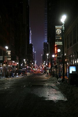 Licht straße nacht gebäude Foto