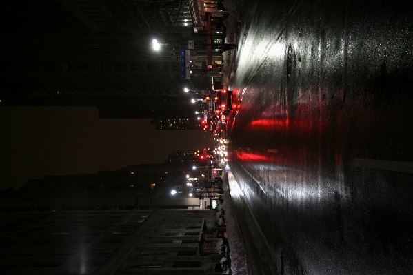 Licht straße nacht manhattan Foto