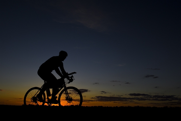 Man horizon silhouette sky Photo