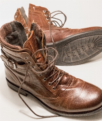 Shoe leather retro male Photo