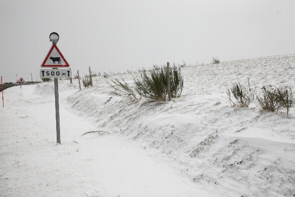 Snow winter road france Photo