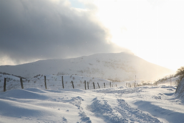 Mountain snow winter sunlight Photo