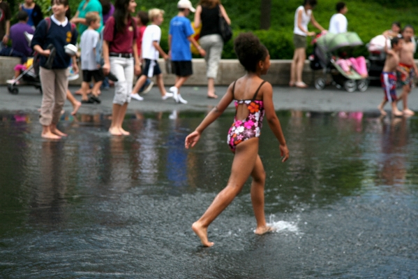 Water canon park child Photo