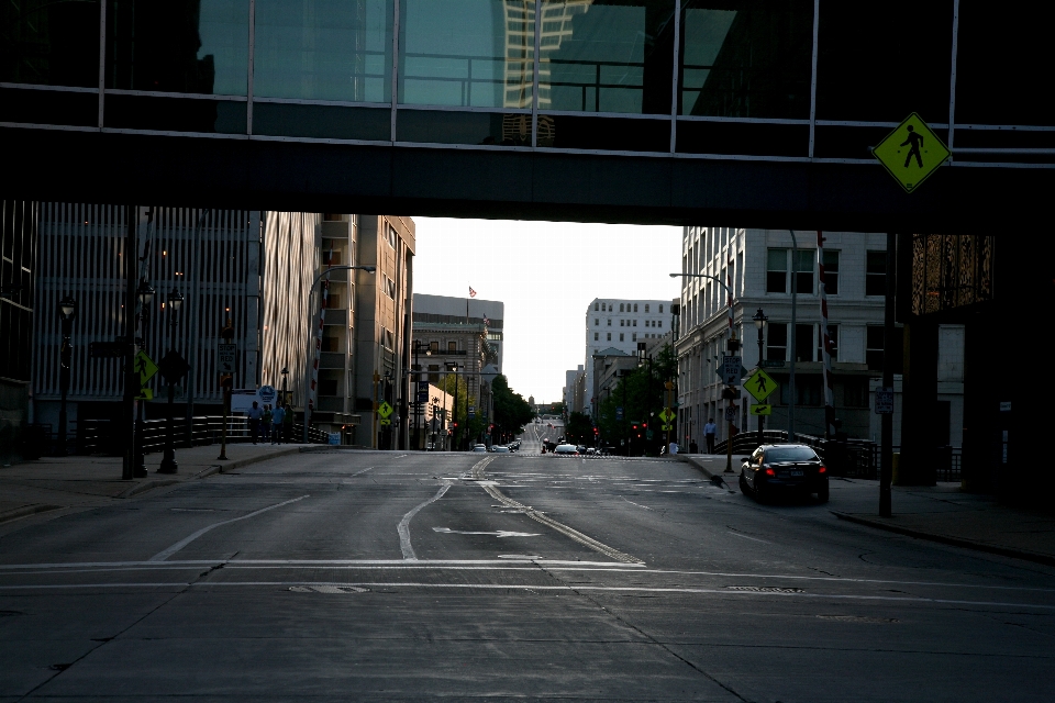 Peatonal arquitectura camino calle