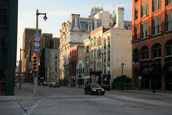 Pedestrian architecture road traffic Photo