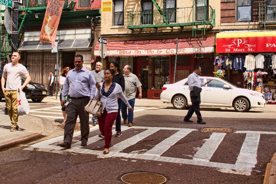 Pedestrian road street city