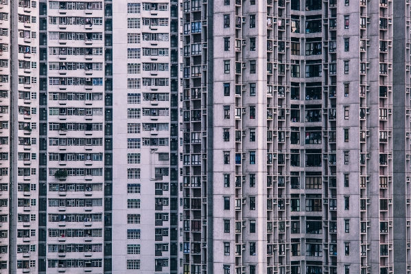 Foto Bianco e nero
 struttura grattacielo parete