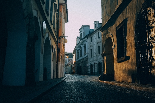 Architecture road street night Photo