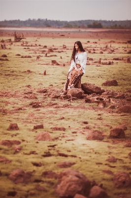 Sea nature sand person Photo