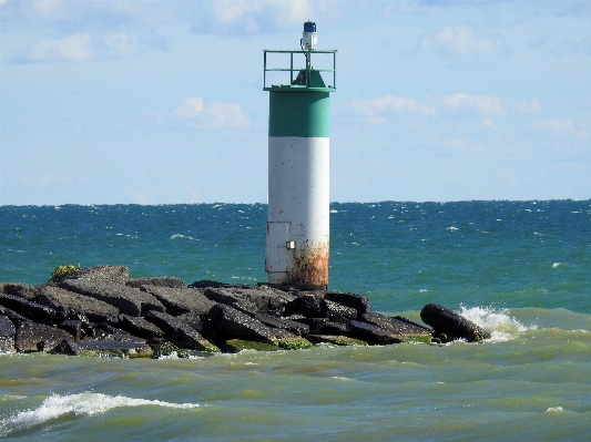 海 海岸 海洋 灯台 写真