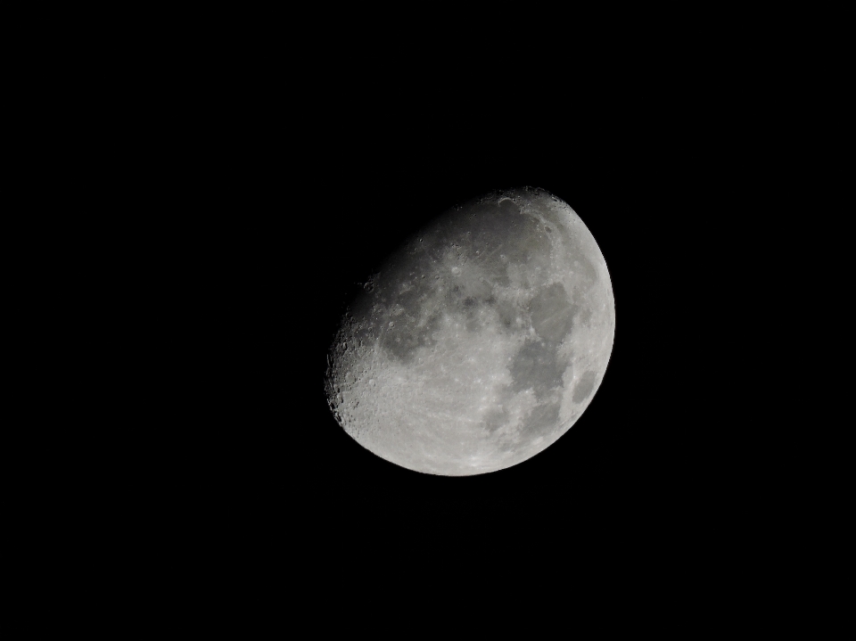 Black and white cosmos atmosphere moon