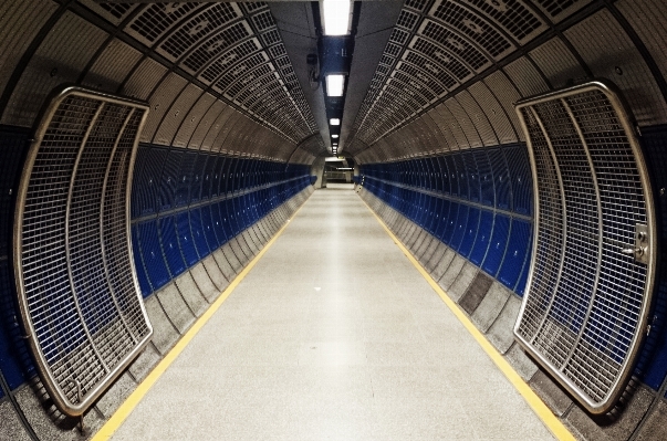 Tube perspective city tunnel Photo