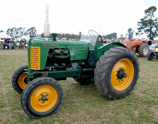 Tractor wheel farming vehicle Photo