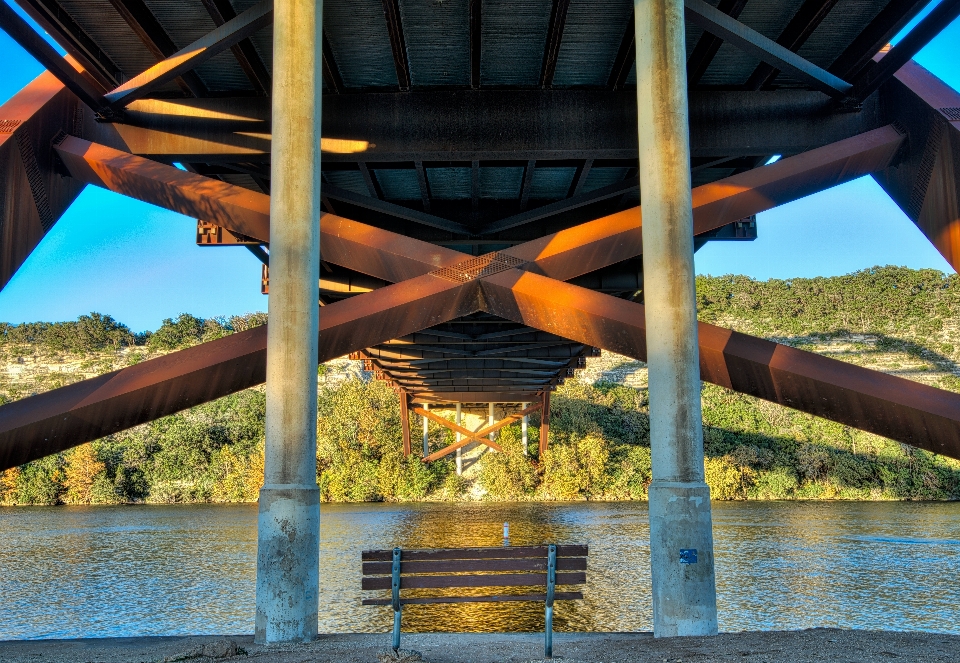 Bridge reflection hdr cool image