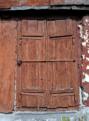 Holz fenster wand baracke Foto