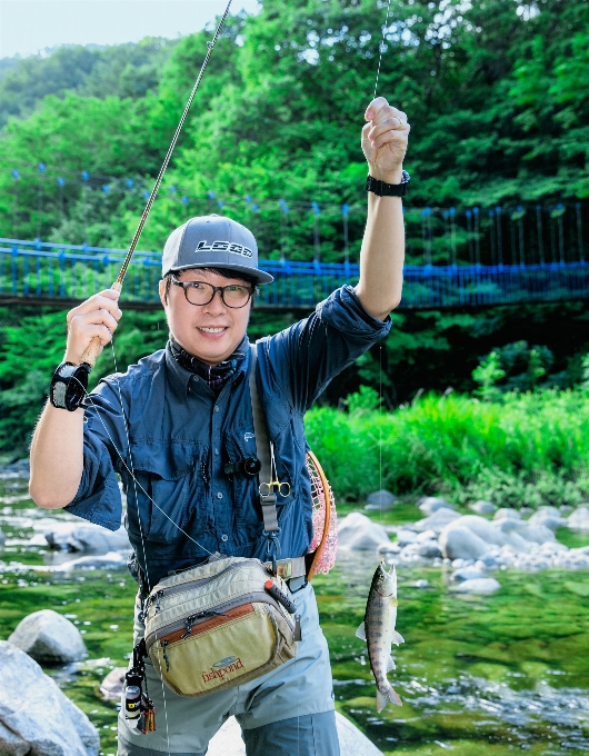 Rekreasi penangkapan ikan republik korea
 memancing
