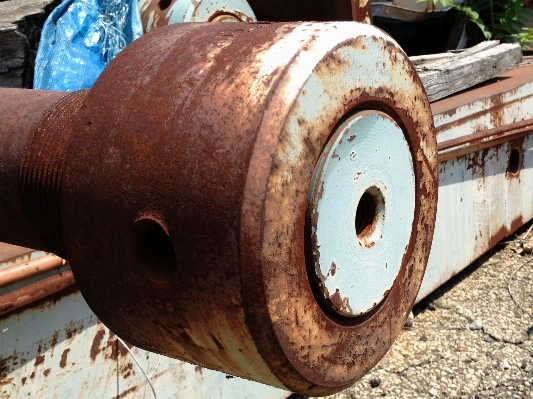 Wood wheel rust metal Photo