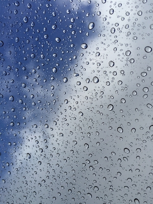 Drop sky rain window Photo