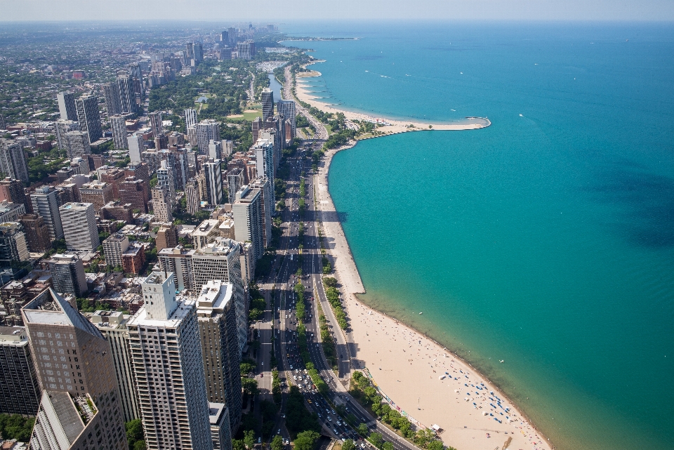 Beach sea coast horizon