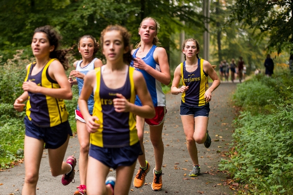 Person running country photo Photo