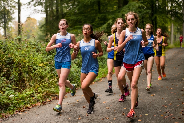 Person running country photo Photo