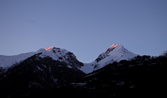 Landscape mountain snow winter Photo