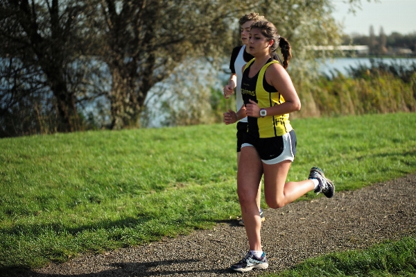 Person girl sport lake Photo