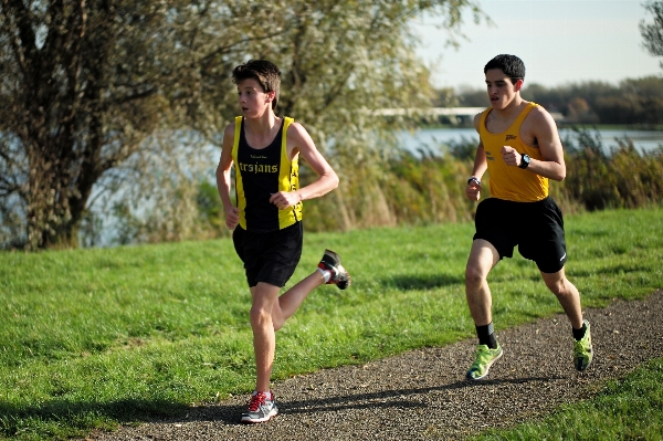 Person girl sport lake Photo