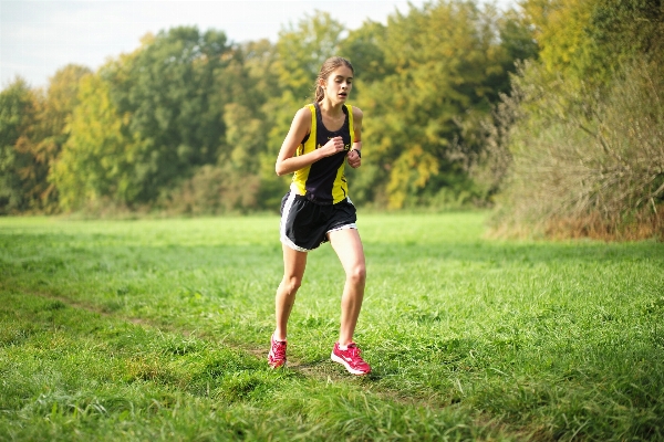 Person girl sport meadow Photo