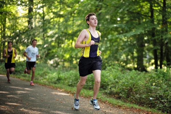 Person bokeh running run Photo