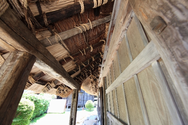 Architecture wood house roof Photo