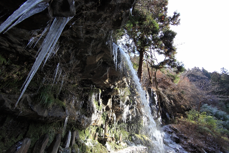 Rock şelale macera oluşumu